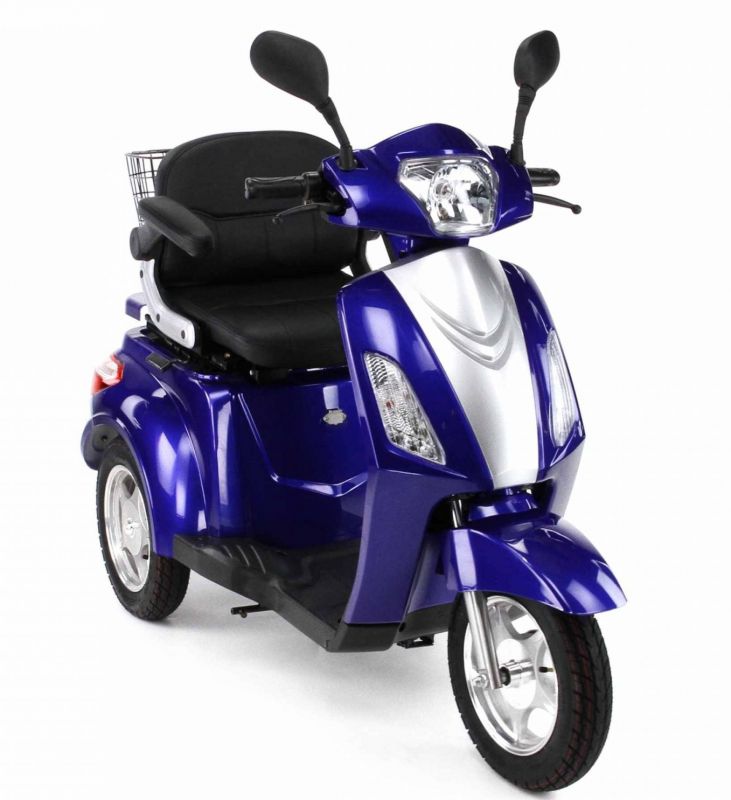 Электроскутер Volteco Trike 1000W  Blue синий